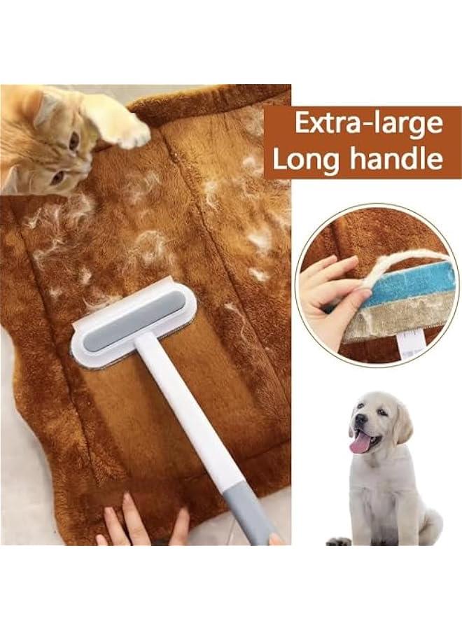 HOOKOR Pet Hair Remover,3 in1 Cat and Dog Hair Remover for Couch with Extra long Handle, 17-Inch, Cat Lint Squeegee for Furniture, Durable, Reusable, Gentle on Furniture, Effective on Carpets,Bedding - Image 5