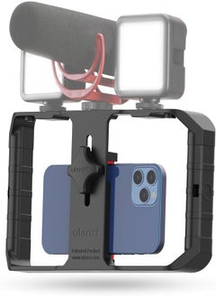Ulanzi ULANZI U-Rig Pro Smartphone Video Rig Handheld Phone Stabilizer Filmmaking Cage with 3 Cold Shoe Mounts Video Stabilizer for 