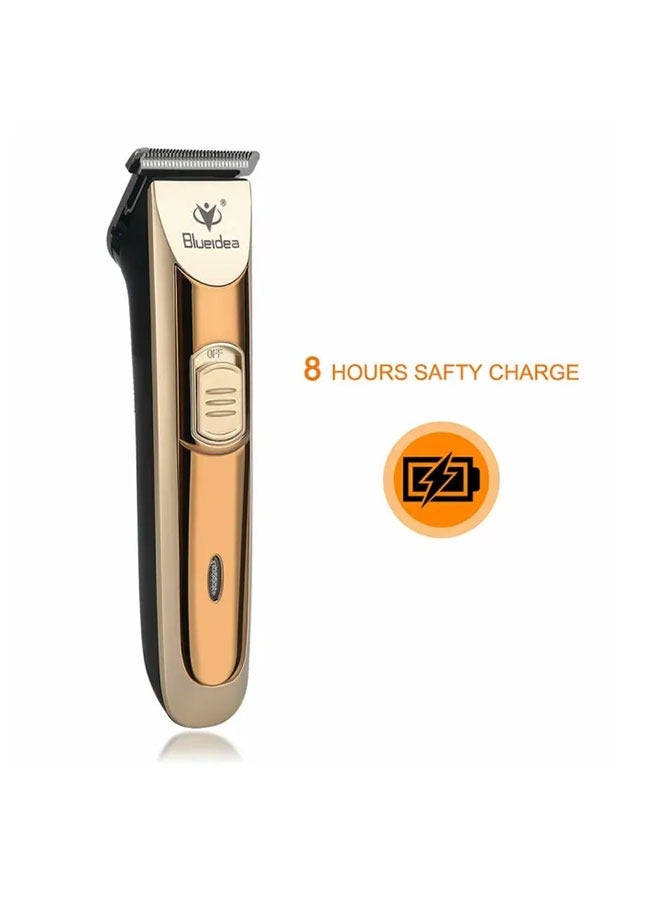 بلو آيديا مجموعة احترافية دقيقة لقص الشعر والعناية به للرجال، مجموعة أدوات تشذيب اللحية والشعر اللاسلكية مع 3 أمشاط قابلة للتبديل، ماكينة تشذيب الشعر اللاسلكية بدون فجوات، قابلة لإعادة الشحن للحصول على تجربة حل - Image 3