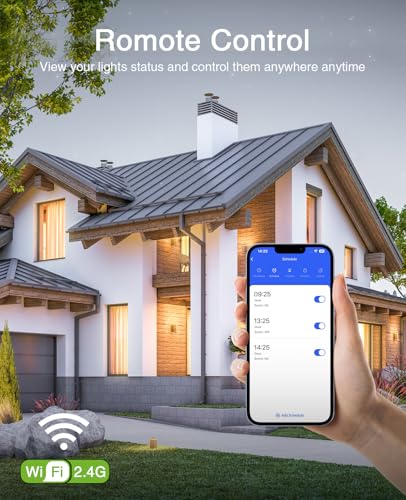 GHome Smart Switches for Lights, WiFi Smart Light Switch Works with Alexa and Google Home, Single-Pole, Neutral Wire Required, 2.4Ghz WiFi Light Switch with APP Control, No Hub Required, UL FCC Listed - Image 4