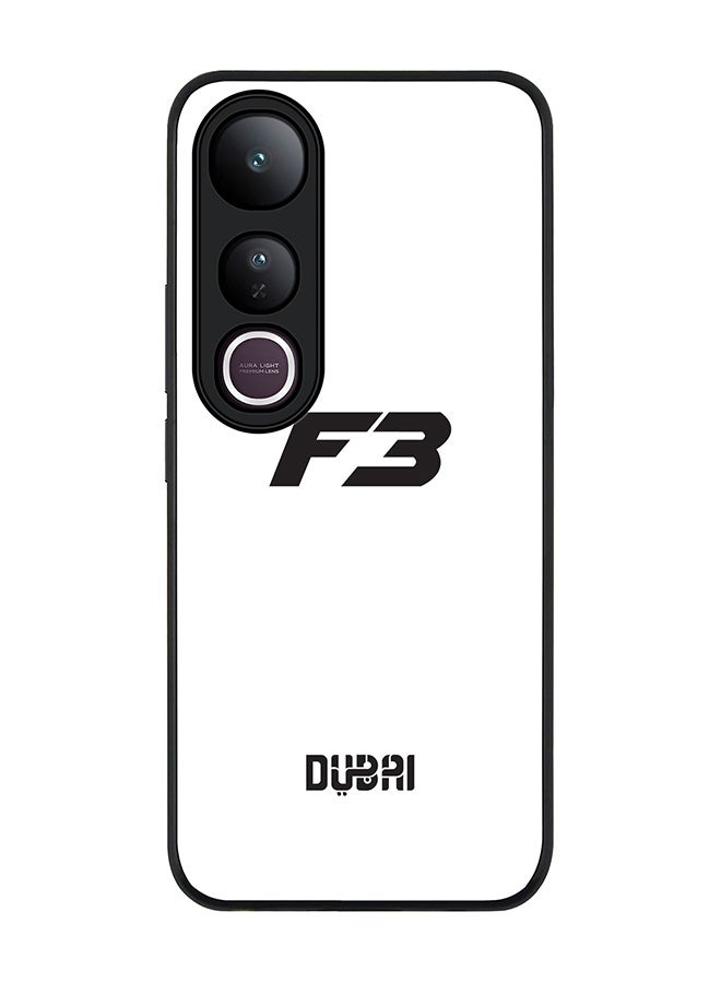 Stylizedd For vivo V50 Lite Case,Slim fit Camera Protection, Shockproof Thin Phone cover  -  Faz3 Dubai White