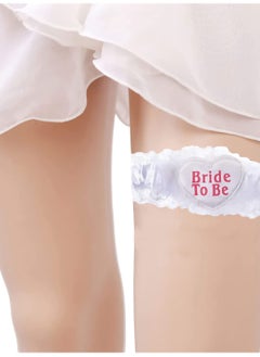 Excefore Bachelorette Party Decorations 5-Pack, Bride-to-Be Sash, Veil, Crown, Garter, and Glasses - Complete Bridal Shower and Wedding Accessories Kit  - Image 3