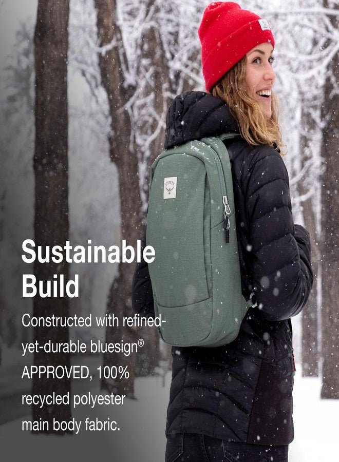 Osprey Arcane Small Day Unisex Lifestyle Backpack Matcha Green Heather O/S - Image 3