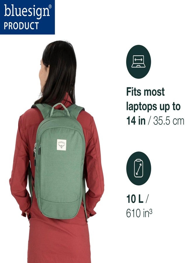Osprey Arcane Small Day Unisex Lifestyle Backpack Matcha Green Heather O/S - Image 2