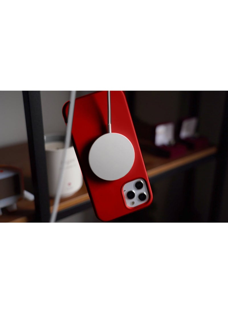 Wtech - Soft Liquid Silicone Case Cover For Apple iPhone 15 Pro Max 2023 Red - Image 1