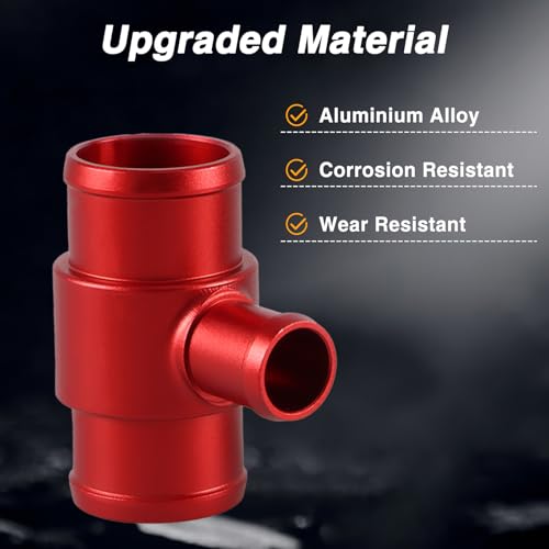 HIMARKLIF Upgraded Aluminum Upper Lower Radiator Coolant Hose Tee Connector Compatible with Ford Transit Connect 20L 20102013 Replace 9T1Z8286C 9T1Z8286B 9T1Z8286A - Image 3