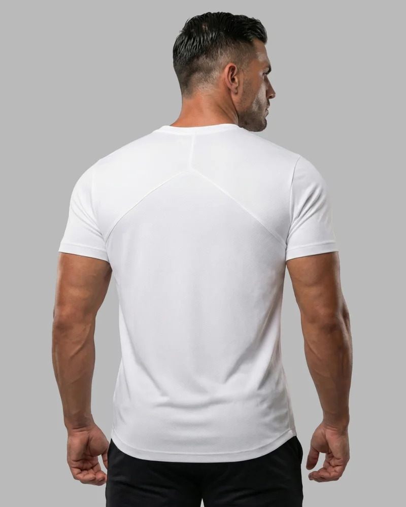 Musclemind Off White Core Motion Training T-shirt for Men | Best Price UAE