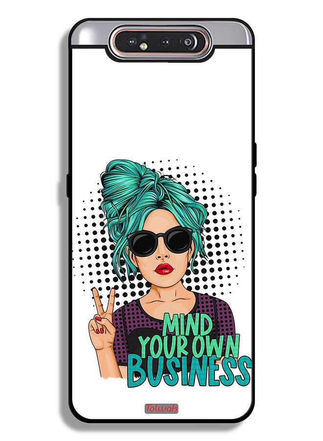 Tolwak Samsung Galaxy A80 Protective Case Cover Mind Your Own Business - Image 1