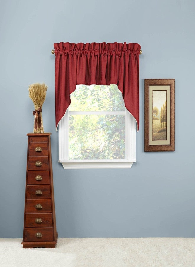 Renaissance Home Fashion Emmett 3Piece Lined Swag Set, 102 X 36,Silver,102" X 36" - Image 2