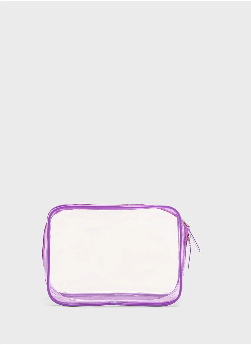 Ginger Clear Cosmetic Bag