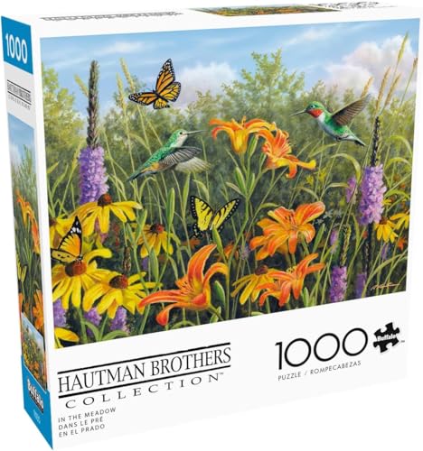 Buffalo Games Hautman Brothers in The Meadow 1000 Piece Jigsaw Puzzle for Adults Challenging Puzzle Perfect for Game Nights Finished Size is 2675 x 1975 PrecisionCut Pieces - Image 1