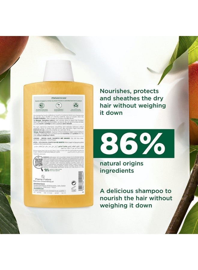 كلوران شامبو مغذي بزبدة المانجو، يرطب ويرطب الشعر الجاف، خالي من البارابين والسيليكون وSLS، 13.5 أونصة سائلة - Image 2