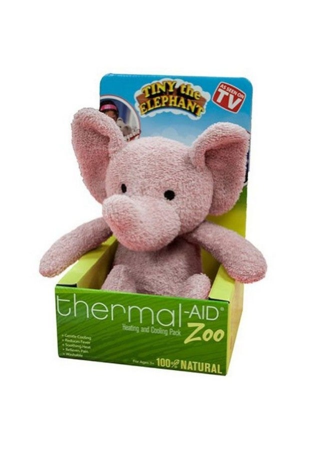 Thermal-Aid Thermal-Aid Zoo Microwavable Stuffed Animal - Plush Toy and Hot Cold Pack - Tiny The Elephant 
