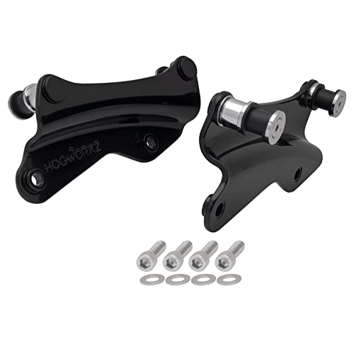 Hogworkz® 4-Point Docking Hardware Kit - Compatible with 2014-2022 Harley Davidson Street Glide Road King Electra Glide Road Glide - Black - Image 1