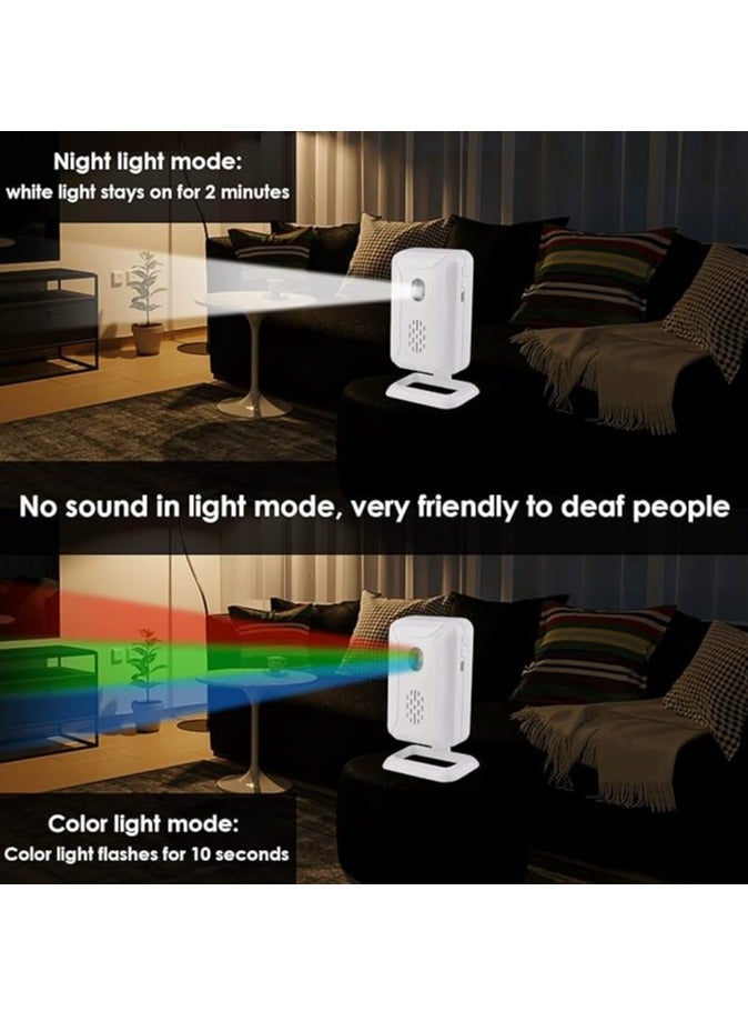 36 نغمة رنين متجر متجر جرس ترحيب لاسلكي للأمن المنزلي مزود بمستشعر حركة بالأشعة تحت الحمراء PIR ونظام إنذار دخول الجرس - Image 5