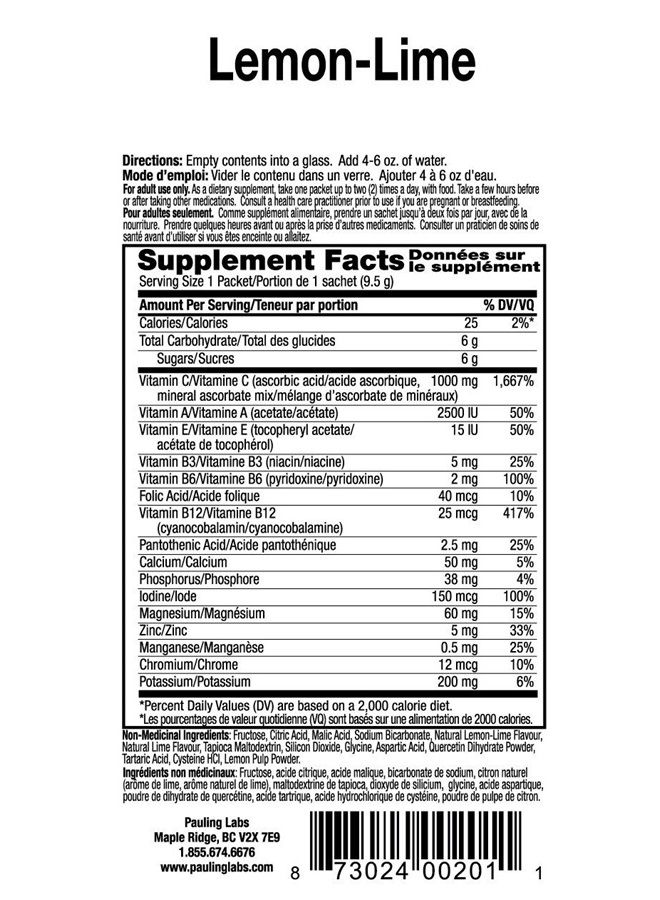 Ener-C Vitamin Drink Mix, Lemon Lime, 1000 Mg, 30 Count - Image 5