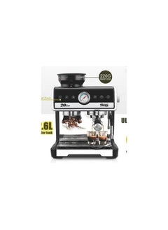 دي اس بي ماكينة صنع قهوة الإسبريسو DSP KA3107 خزان مياه 2.6 لتر | ULKA 20 بار + 4 بار، 2250 وات  - Image 1
