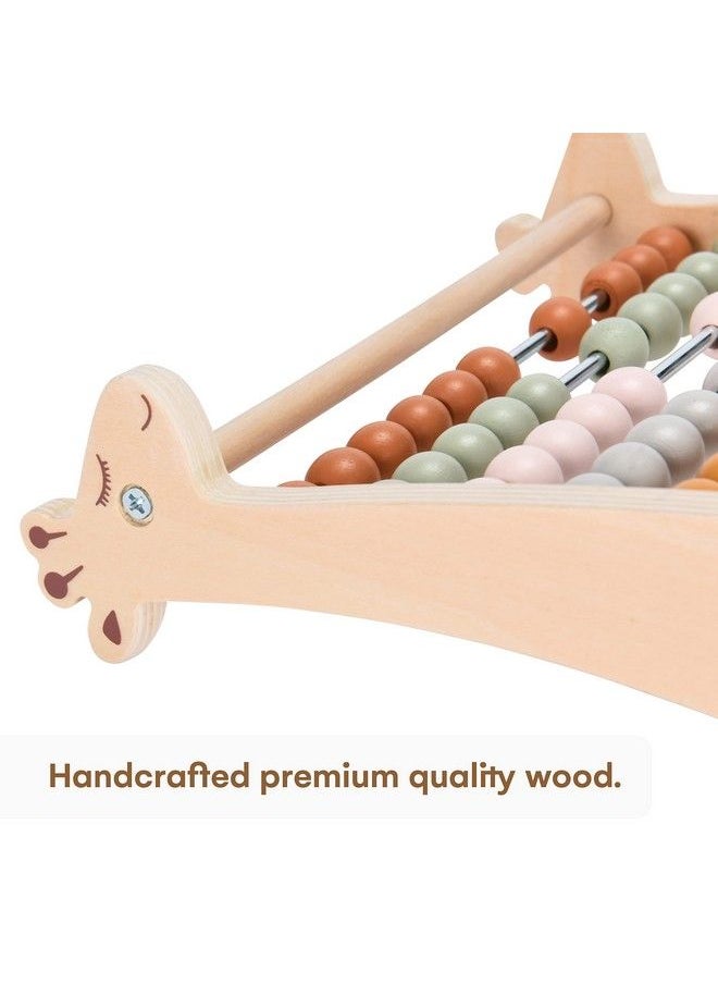 Childlike Behavior - Abacus For Kids Math Counting Toy Made Of Wooden Beads And Rack Children'S Wood Number Counters For Teaching Addition Subtraction And More Counting Tool For Toddlers And 1St Grade Kids - Image 1