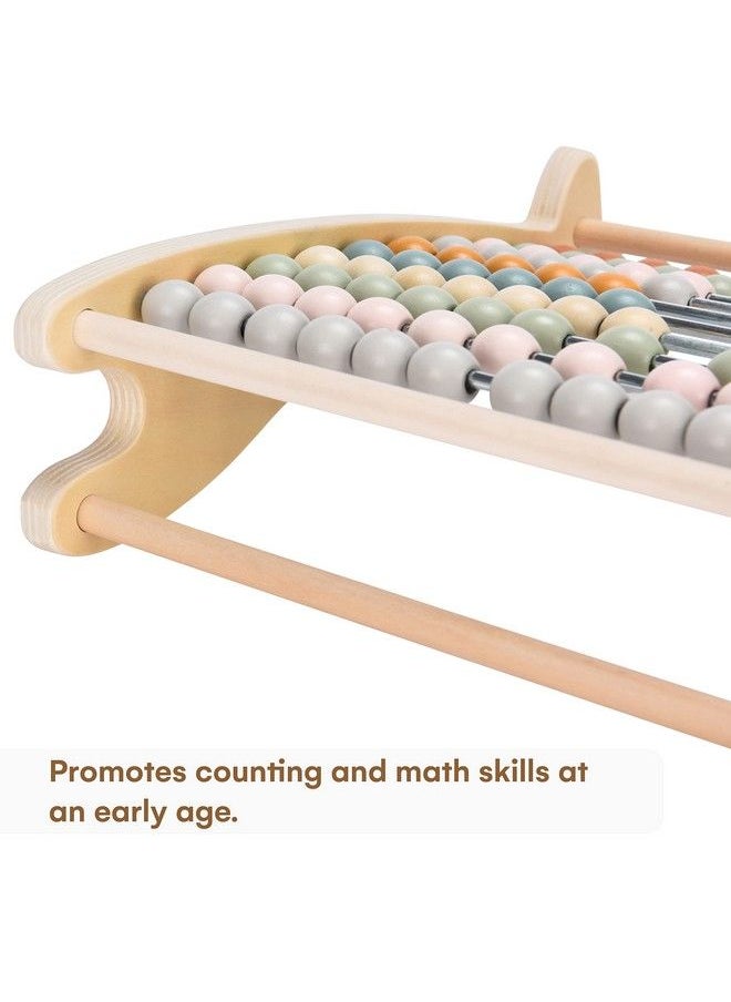 Childlike Behavior - Abacus For Kids Math Counting Toy Made Of Wooden Beads And Rack Children'S Wood Number Counters For Teaching Addition Subtraction And More Counting Tool For Toddlers And 1St Grade Kids - Image 1