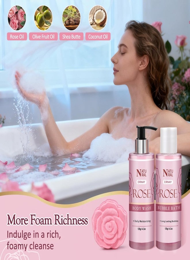 EIRNAY Gifts for Women, 12 PCS Birthday Gifts for Women Rose Relaxing Spa Basket Self Care Package for Her Mom Sister Wife Friend Unique Mothers Day Valentine Gift Ideal - Image 3