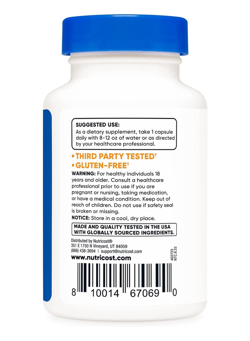 Nutricost Tudca 500 Mg 30 Capsules Tauroursodeoxycholic Acid - Image 2