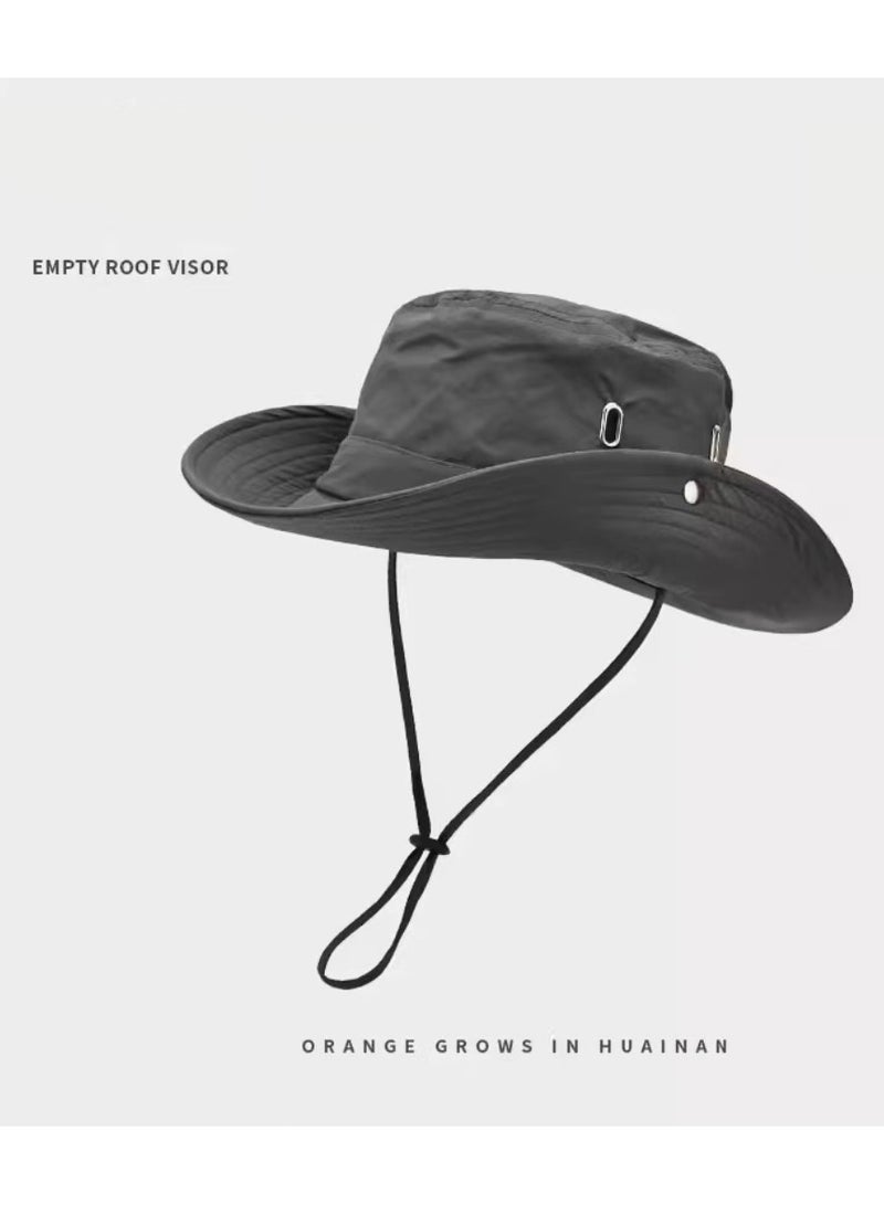 Generic Sun Hat for Men/Women UPF 50+ Wide Brim Bucket Hat Fishing Hat Beach Hat with UV Protection Foldable Boonie Hat for Hiking Camping Garden Safari - Image 2