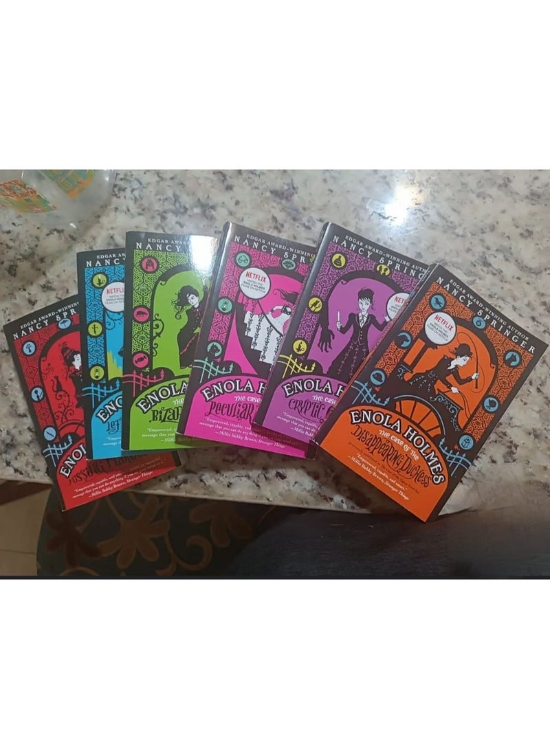 “مغامرات إينولا هولمز تبدأ من هنا… ست روايات تشعل فضولك من أول صفحة!” - Image 2