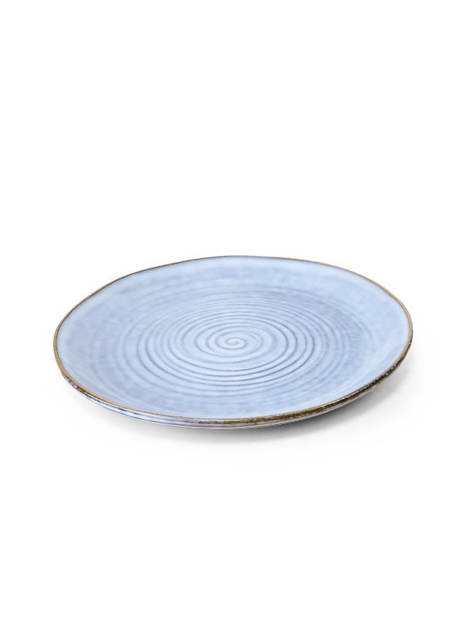 Cuisine Art Tia Stoneware Side Plate - 21cm, Light Blue - Image 2
