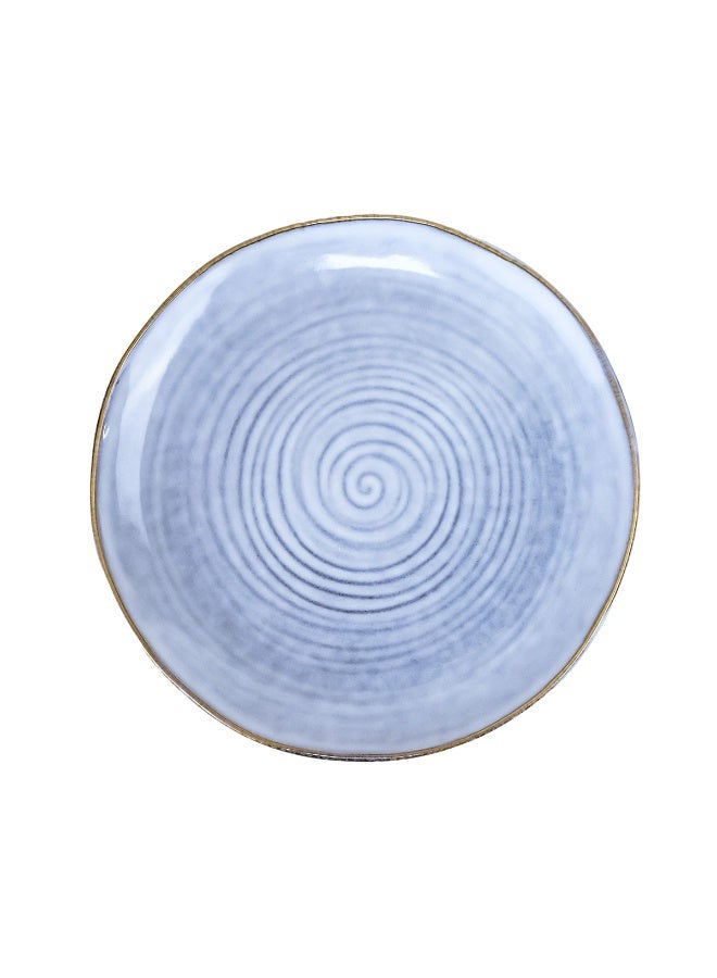 Cuisine Art Tia Stoneware Side Plate - 21cm, Light Blue - Image 3