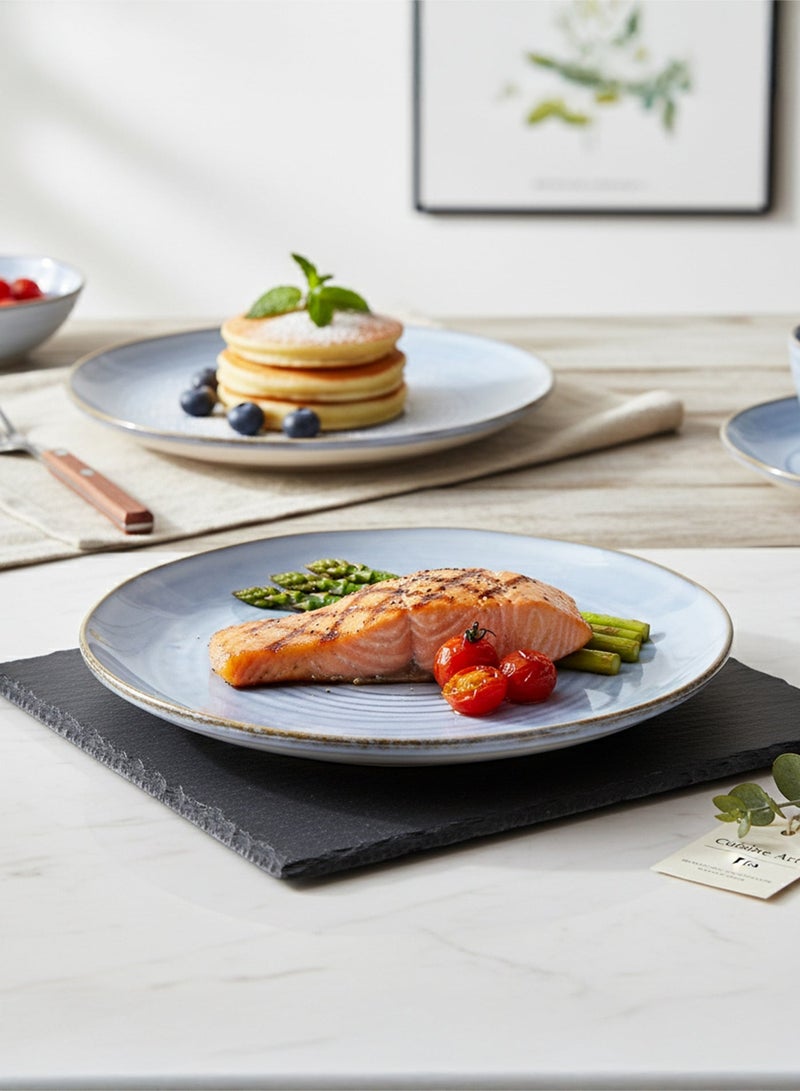 Cuisine Art Tia Stoneware Side Plate - 21cm, Light Blue - Image 4