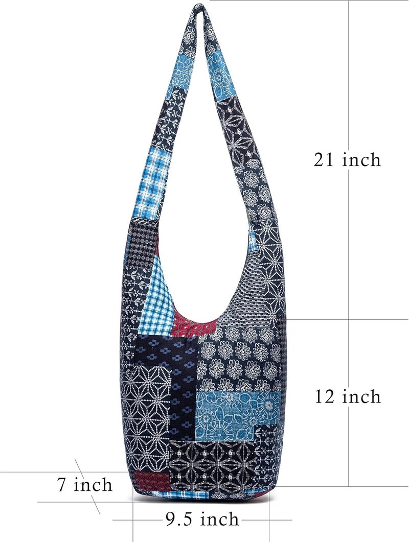 Coton Pose Women Shoulder Handbags Fashion canvas Hippie Crossbody Bags Bohemian Animal Prints Hobo Bags - Image 2