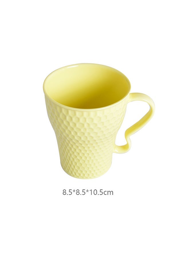 NIBEMINENT Water Cube Ceramic Cup Yellow - Image 2