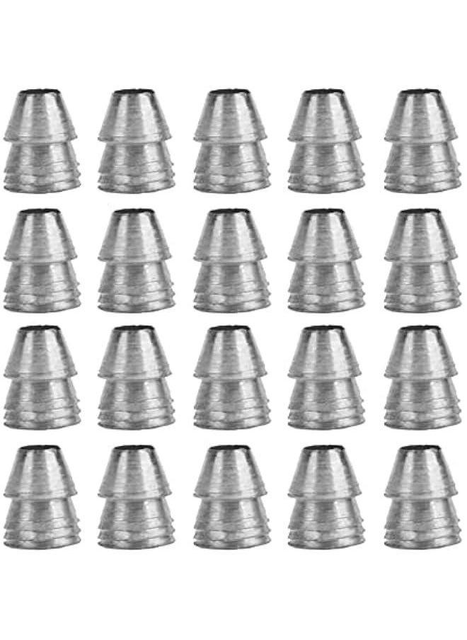Generic - Steel Hammer Handle Splitting rest Set , 20pcs Safety Round Handle Wedges , Mauls Handle rest Kit for Axe Claw Hammer Sledge (13mm) , Round Handle Wedges Hammer Splitting Safety Steel for Axe Hand - Image 1