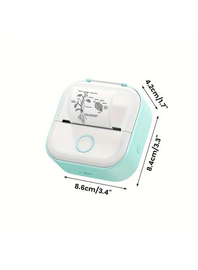 Phomemo T02 Cyan Portable Thermal Printer Wireless 1000mAh Battery 2 Inch Label Paper - Image 3
