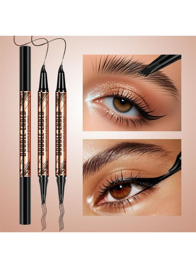OSYA 2 Way Quick Double-ended waterproof Liquid Eyebrow And Eyeliner - Image 1