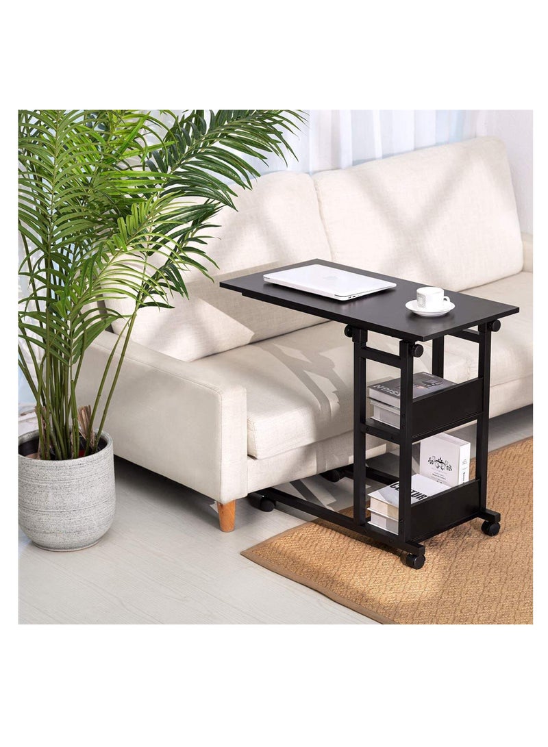 ADVANLUXE Height Adjustable C Shaped Side Table Coffee Table For Living Room Bedroom Office and More - Image 4