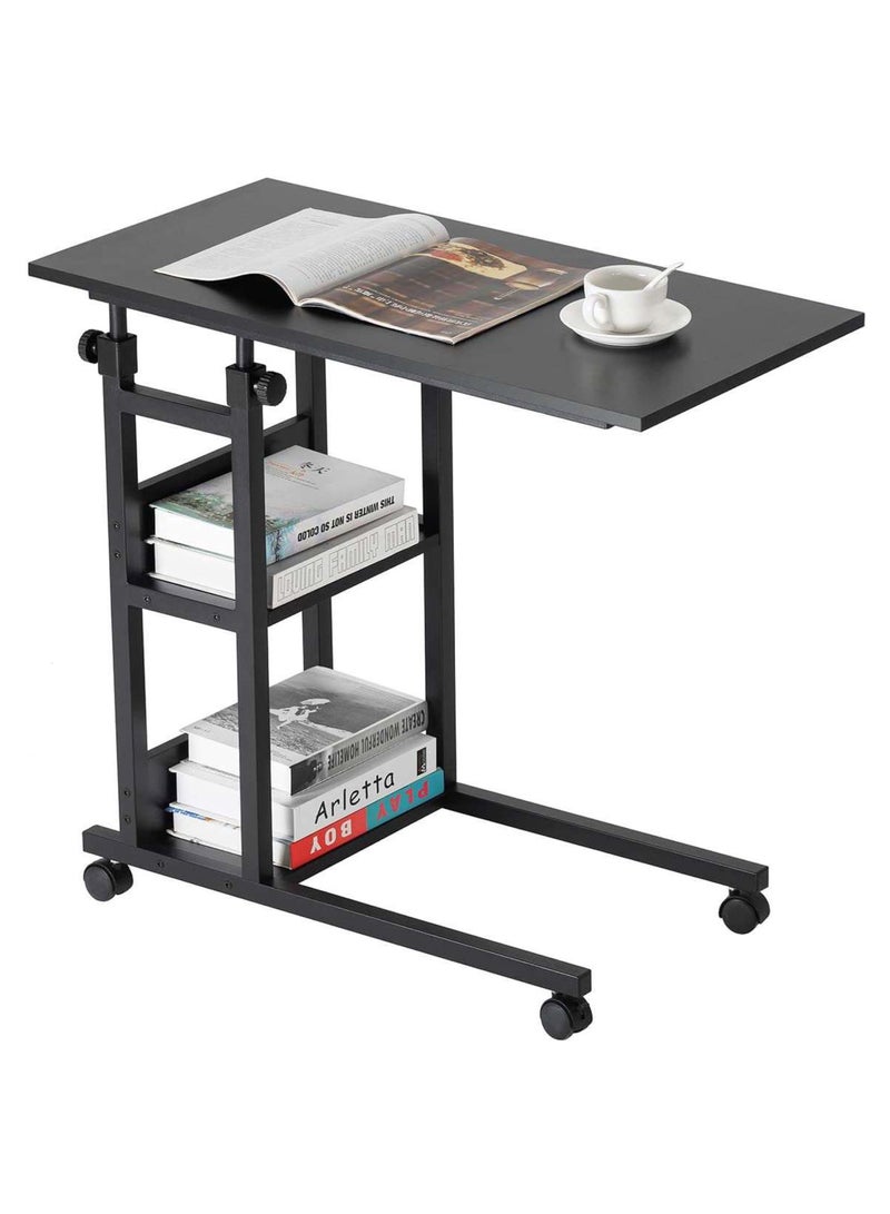 ADVANLUXE Height Adjustable C Shaped Side Table Coffee Table For Living Room Bedroom Office and More - Image 2