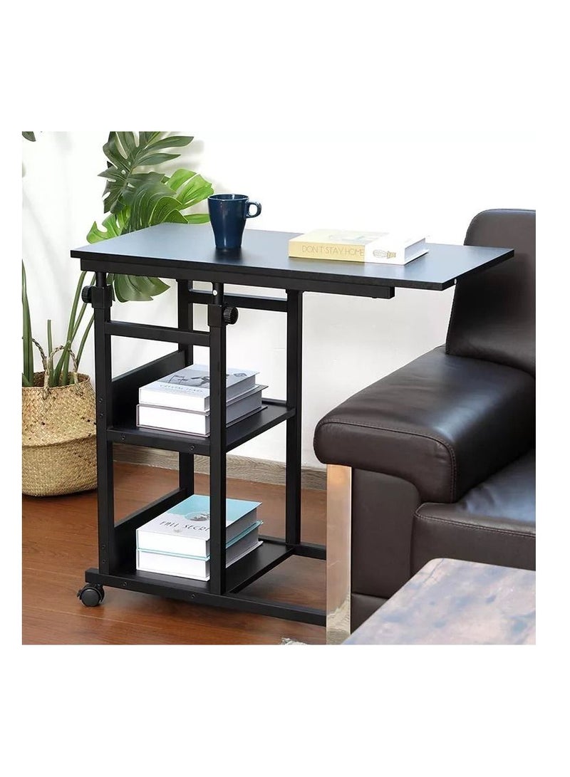 ADVANLUXE Height Adjustable C Shaped Side Table Coffee Table For Living Room Bedroom Office and More - Image 1