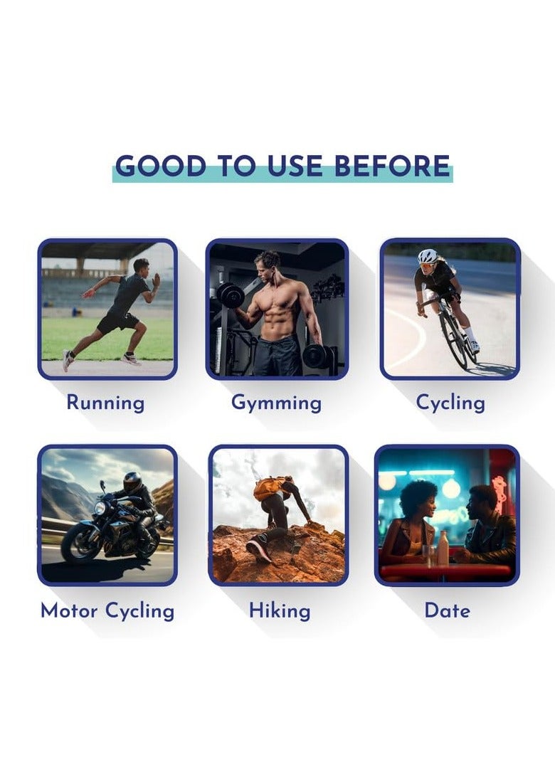 Mannlich Anti Chafing Cream for Men, Anti-Rash Cream for Intimate Areas, Reduces Inner Thigh Rashes from Sports and Fitness Activities, Prevents from Sweat, Odor, Irritation & Rashes | Dermatologically Tested | 50ml - Image 5