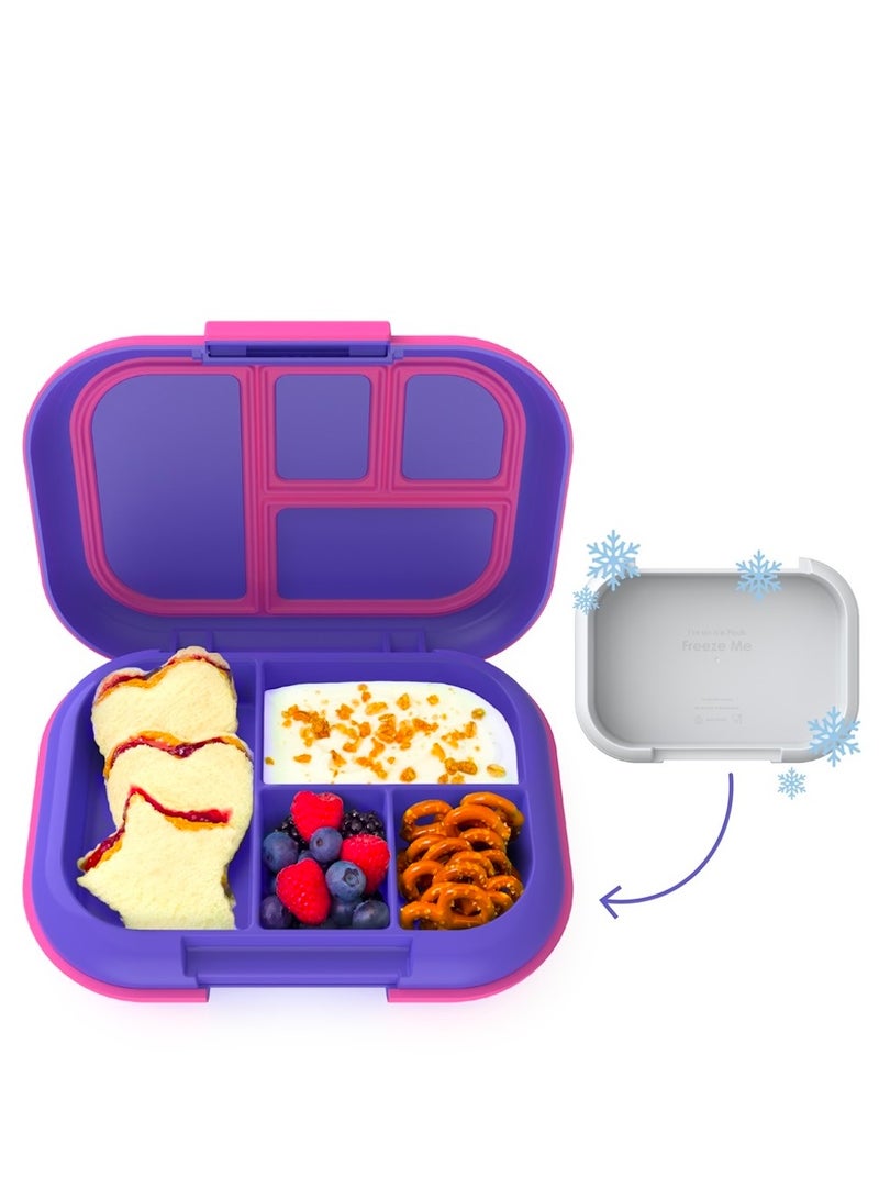 Bentgo Kids Brights Leak Proof, 5 - Compartment Bento - Style Kids Lunch Boxideal Portion Sizes For Ages - Image 1