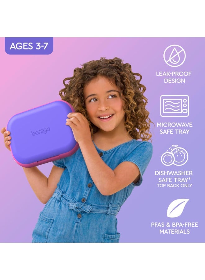 Bentgo Kids Brights Leak Proof, 5 - Compartment Bento - Style Kids Lunch Boxideal Portion Sizes For Ages - Image 5