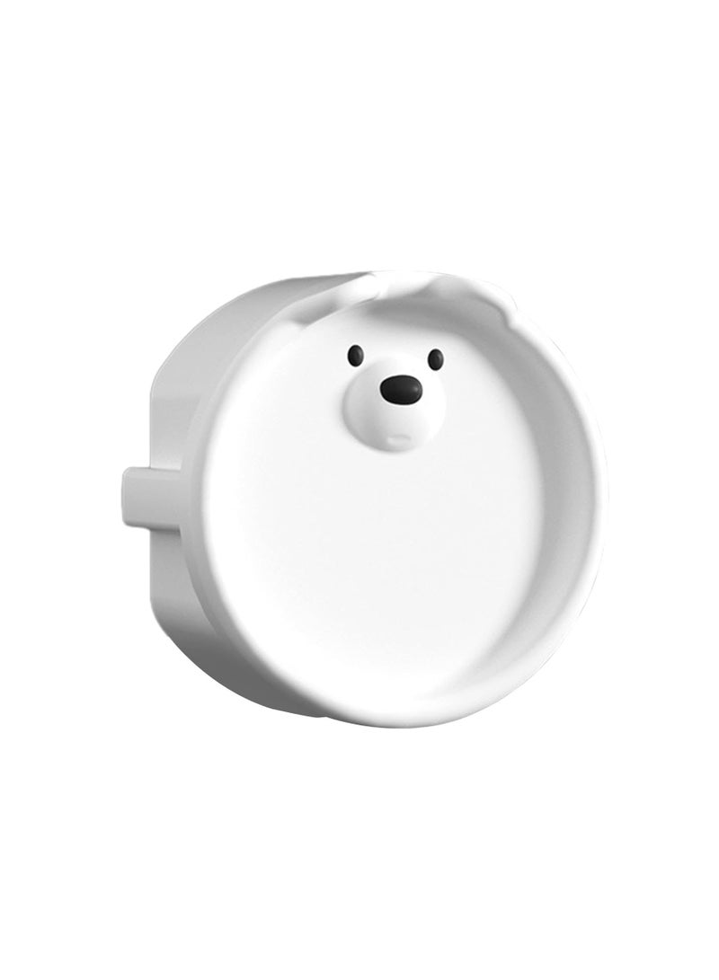 Baby Socket Cover, Silicone 2 Hole Electrical Socket Plug Cover, European Standard Protective Cover, Childproof Plug Protector, Silicone Socket Protective Cover, Electrical Socket Protection Against Electric Shock (White)  - Image 1
