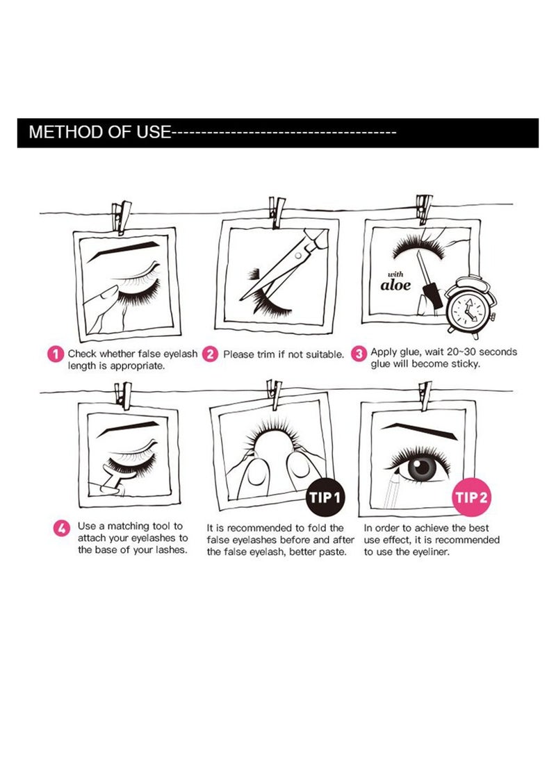 Handaiyan Pair Of 3D False Eyelashes - Image 3