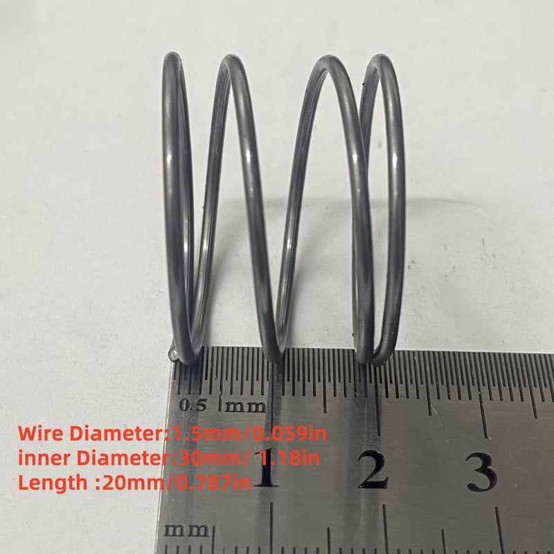 Compression Springs 1.5mm Wire Diameter 30mm Outer Diameter 40mm Length 5 Pieces for Home Repairs Toy Assembly and Everyday Essentials - Image 4