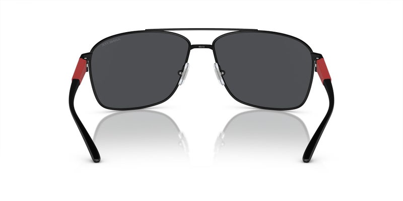 ARNETTE Man Sunglasses Matte Black Frame, Dark Grey Lenses, 65MM - Image 4