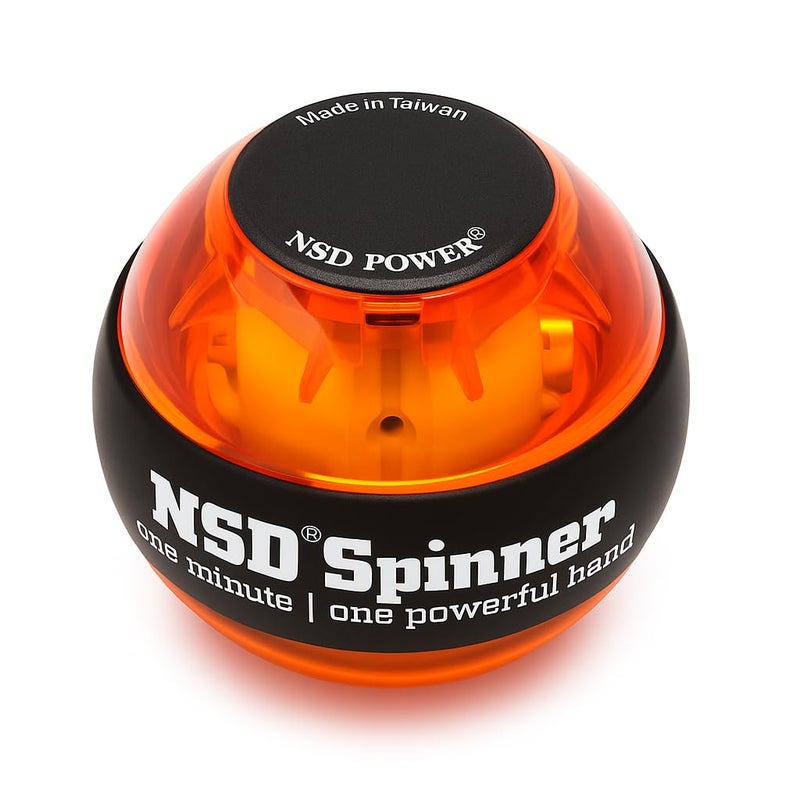 NSD Essential Crystal Spinner Gyro Ball | Grip Strengthener for Forearms, Wrist & Hands | String Start Design, Up to 18,000 RPM | Portable Wrist Trainer & Workout Equipment | Ideal for Desk Workers, Athletes & Musicians - Image 1