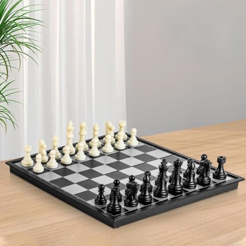 Storio Magnetic Chessboard Game Set with Folding Travel Friendly Portable Storage Case Chess Board Set with 2 Players Toys for Kids and Adults - Image 5