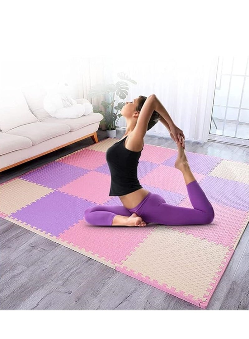 12 حزمة لغز أرضية حصيرة ، 60 × 60 سم إيفا رغوة أرضية Playmats مع سمك 2.5 سم ، الألعاب للأطفال حماية الأرضيات ممارسة حصيرة ، للرياضات المنزلية ، معدات التمرين ، تمرين اليوغا ، صالات الألعاب الرياضية للأطفال واللعب للأطفال (12 جهاز كمبيوتر شخصي ، 6 أبيض + 6 رمادي) - Image 5