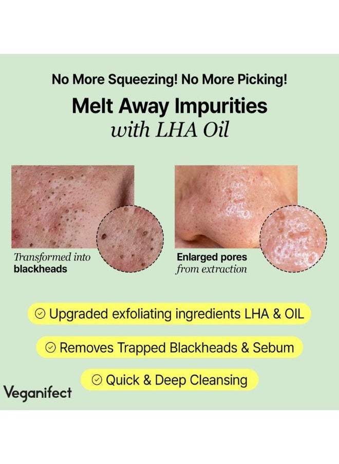 VEGANIFECT - Clean And Glow Green Barley LHA Deep Cleansing Oil 205ml, Korean Skincare, VEGAN Certified, Removing Heavy Makeup, Blackhead and Whitehead, - Image 1