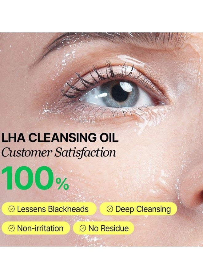 VEGANIFECT - Clean And Glow Green Barley LHA Deep Cleansing Oil 205ml, Korean Skincare, VEGAN Certified, Removing Heavy Makeup, Blackhead and Whitehead, - Image 1